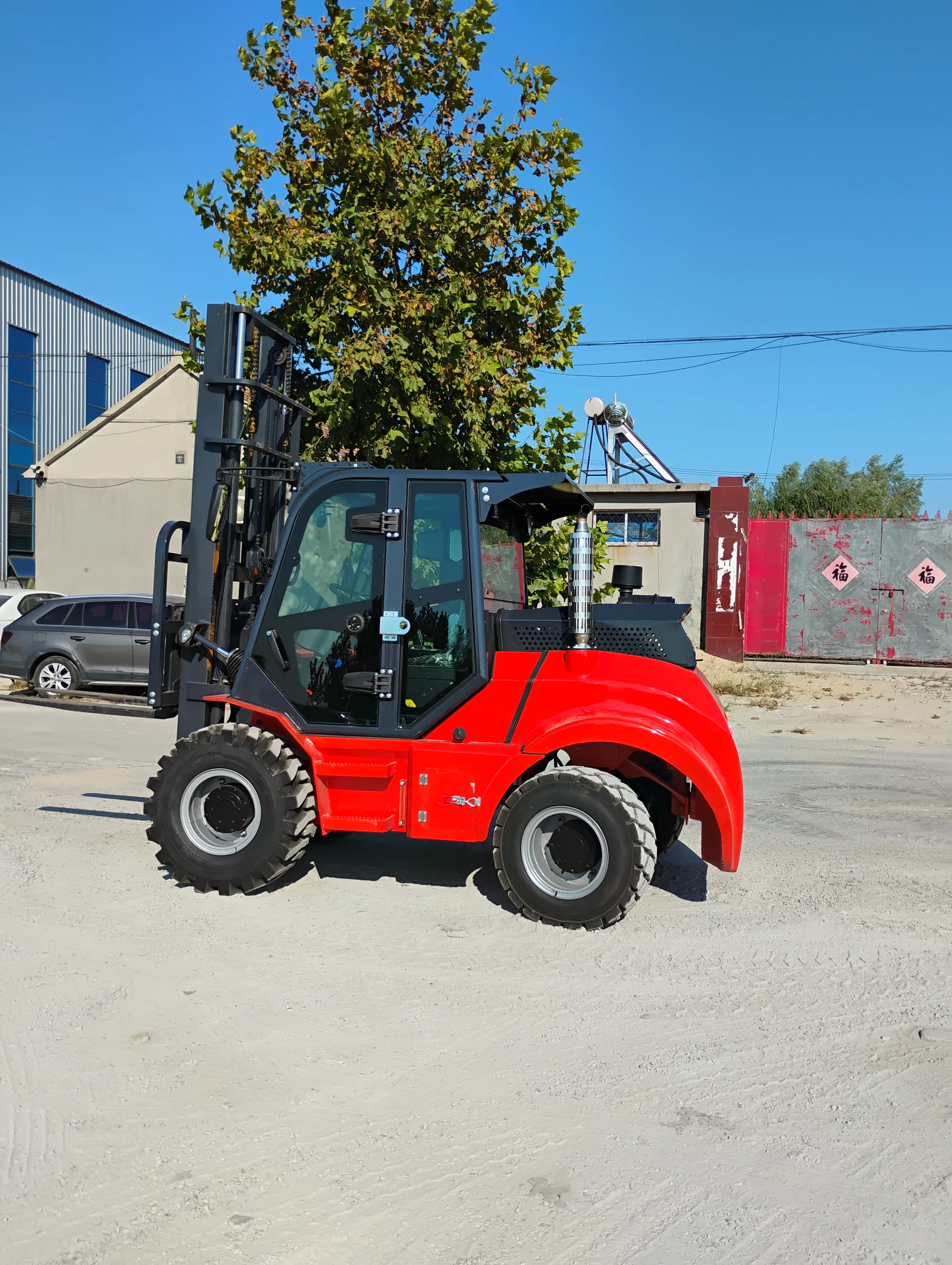 Integrated 3.5T 4WD Rough Terrain Forklift